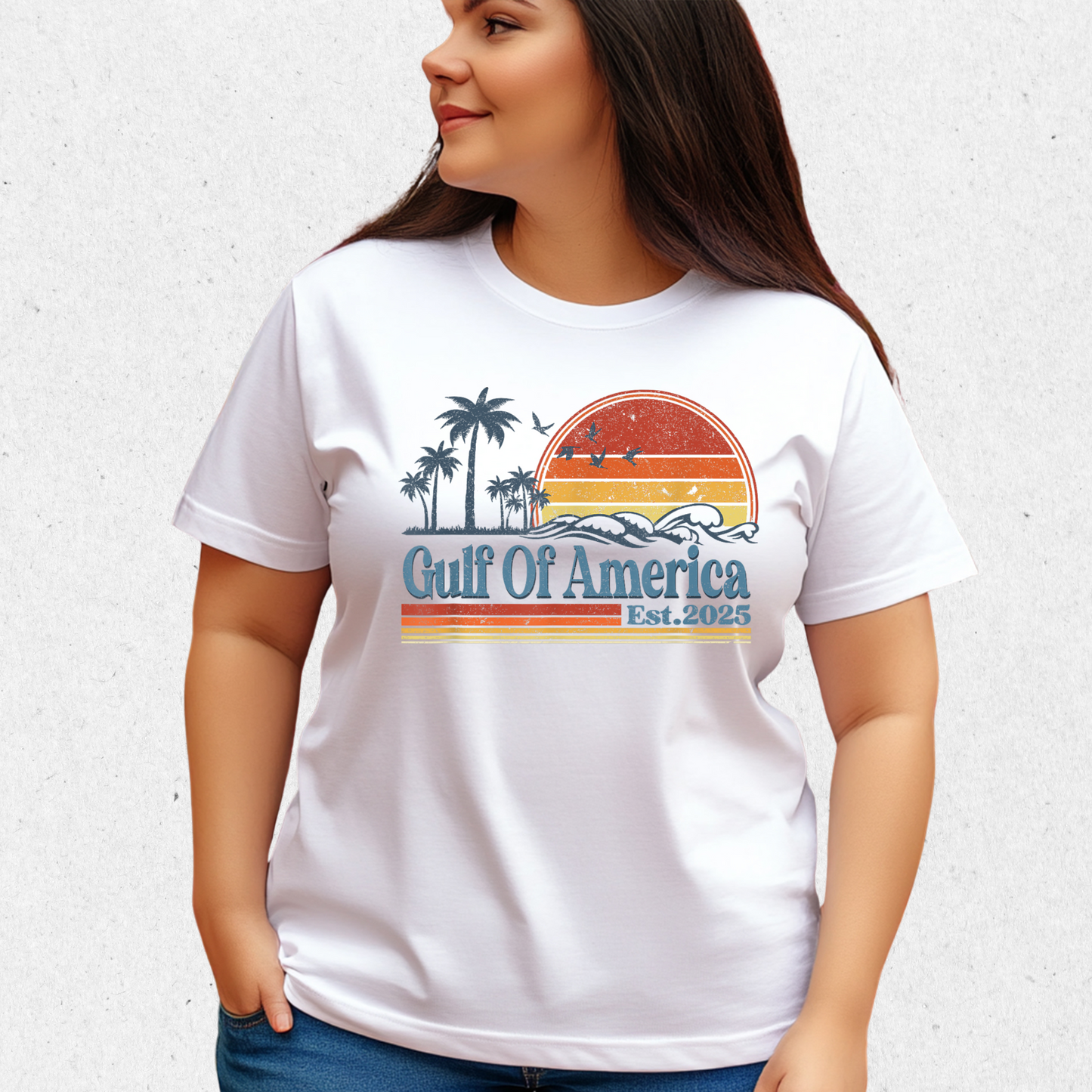 Gulf of America Est. 2025 Unisex T-Shirt – Women's Conservative Tee