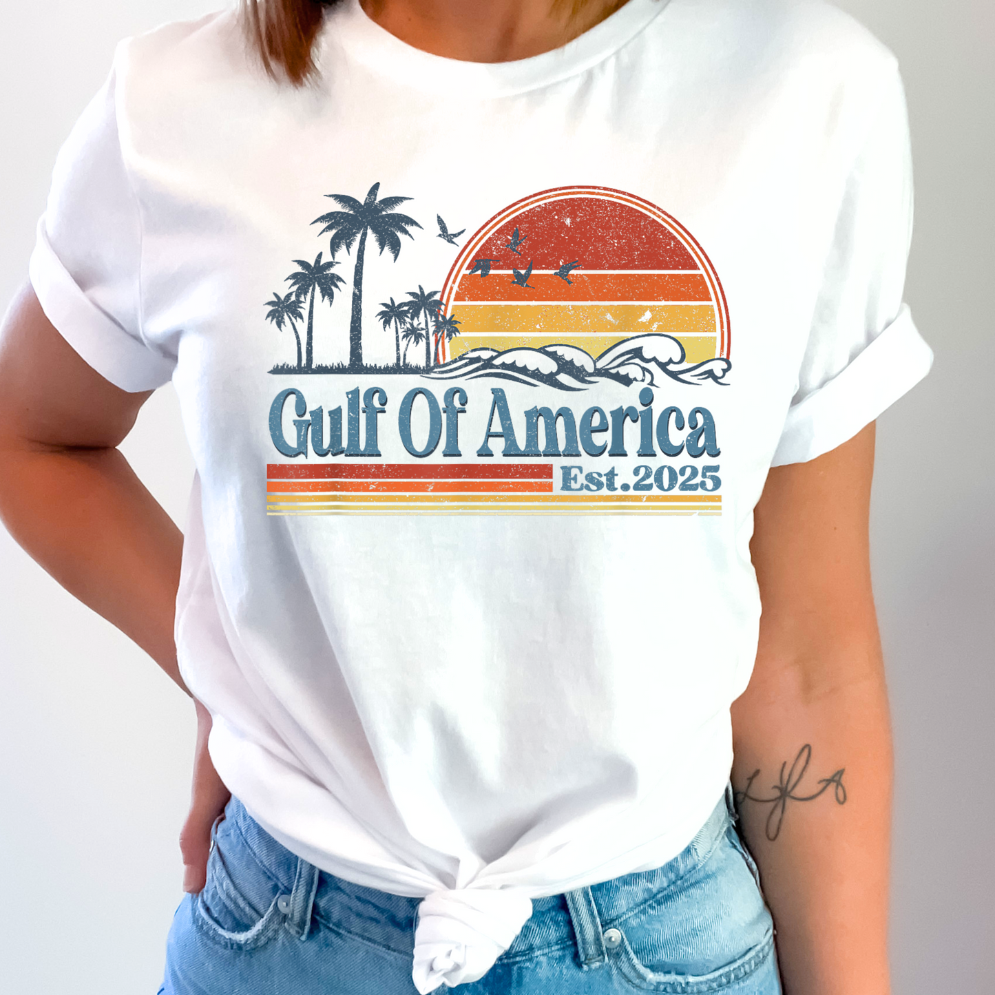 Gulf of America Est. 2025 Unisex T-Shirt – Women's Conservative Tee