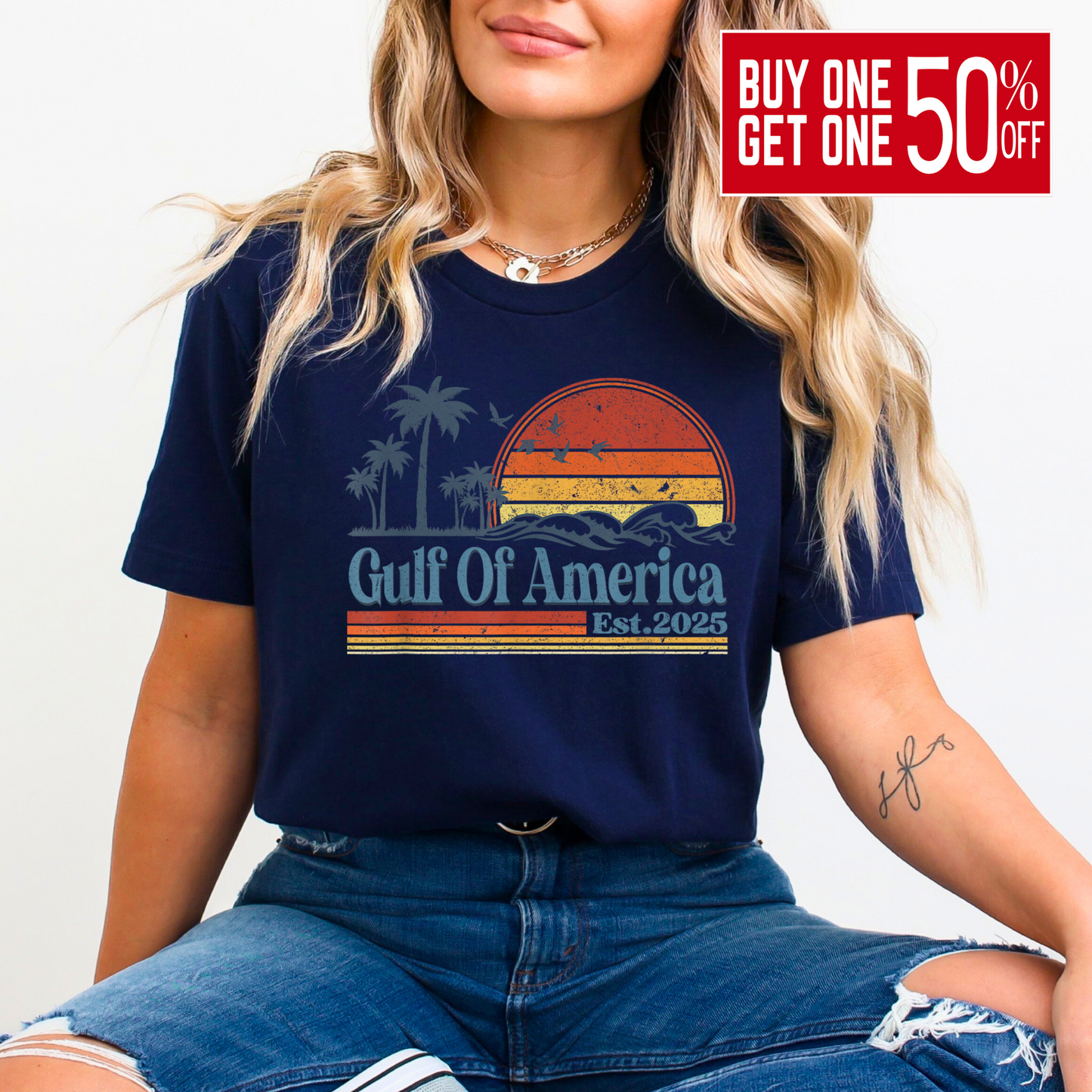 Gulf of America Est. 2025 Unisex T-Shirt – Women's Conservative Tee