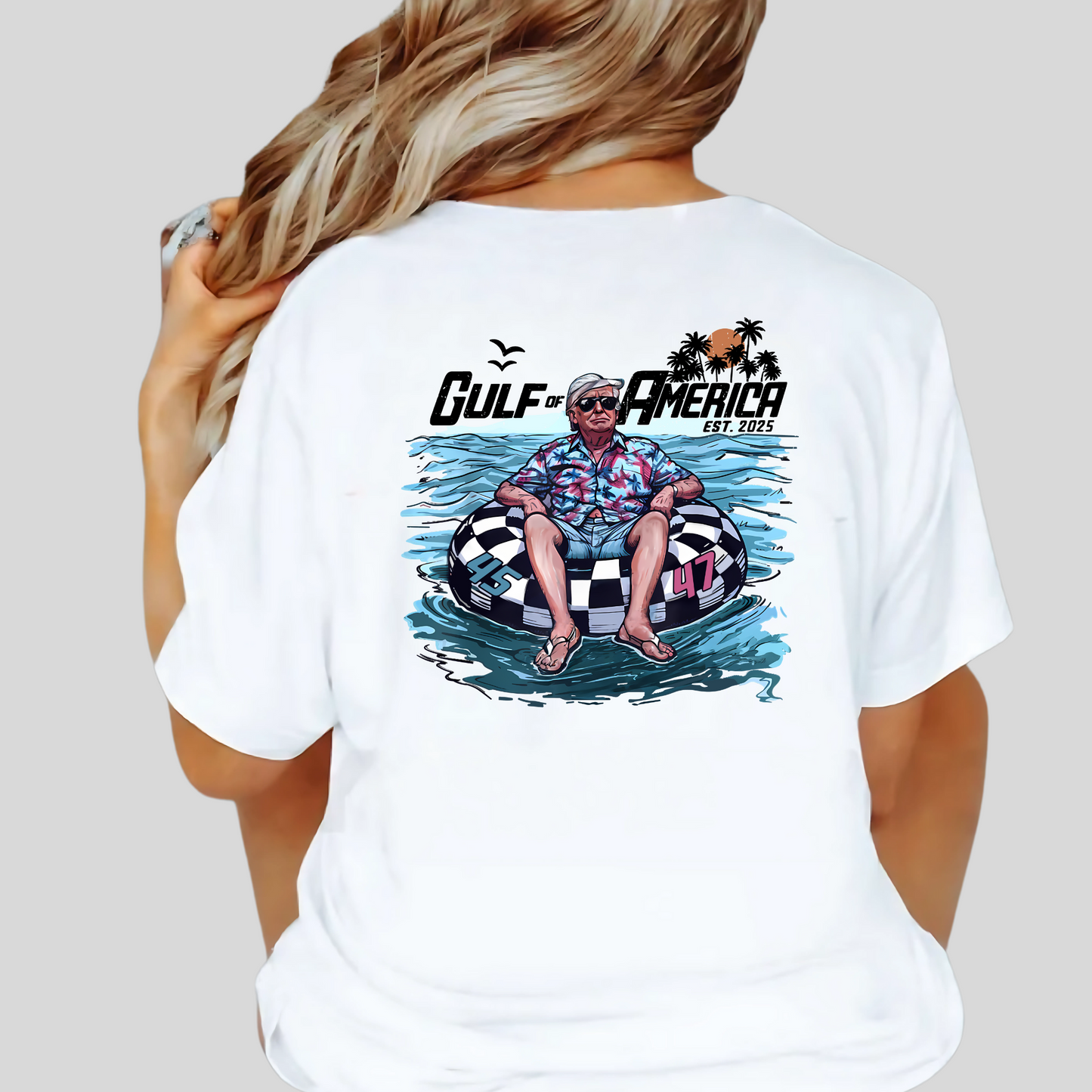 Patriotic Gulf of America t-shirt for summer and rallies