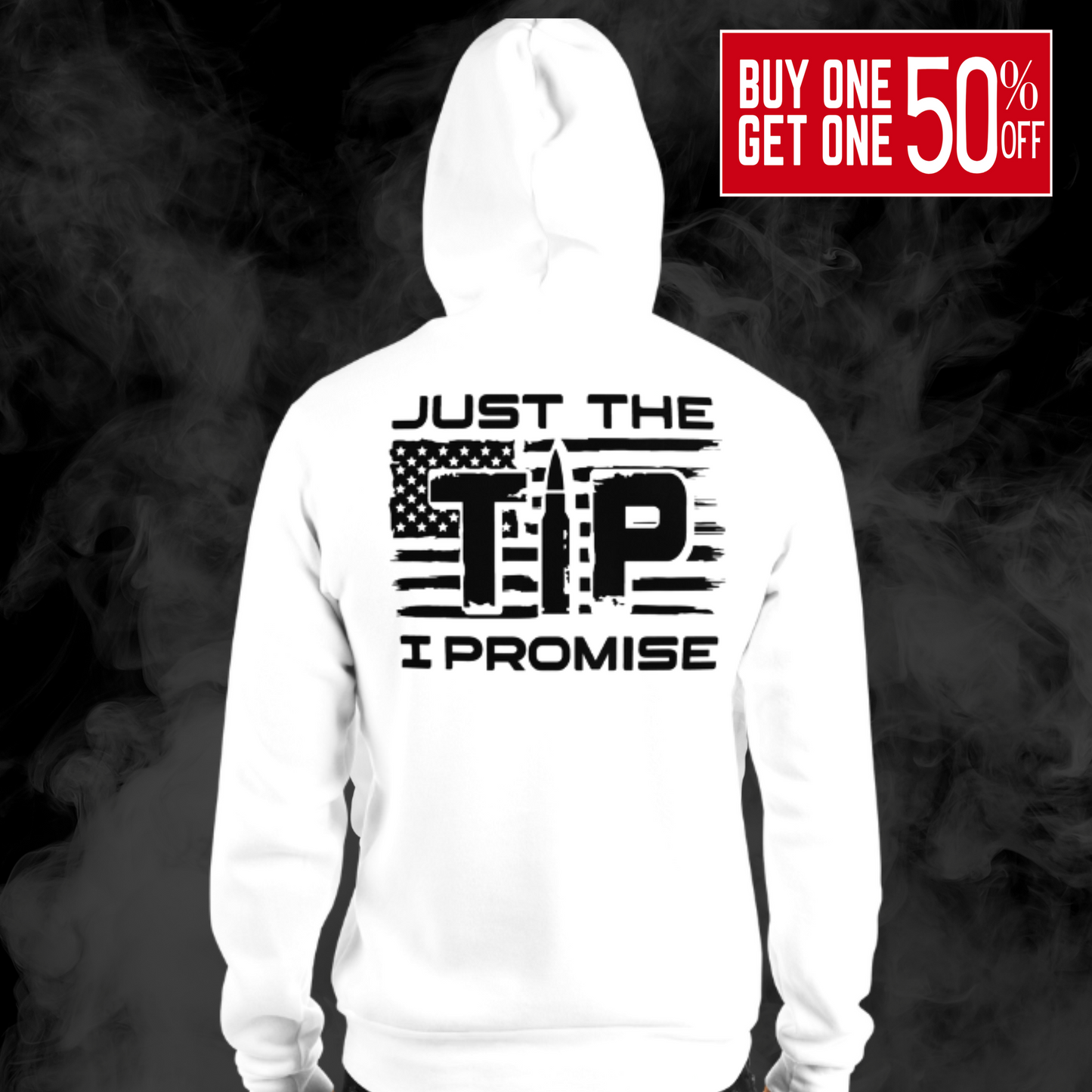 Just The Tip Hoodie - The Right Side Prints