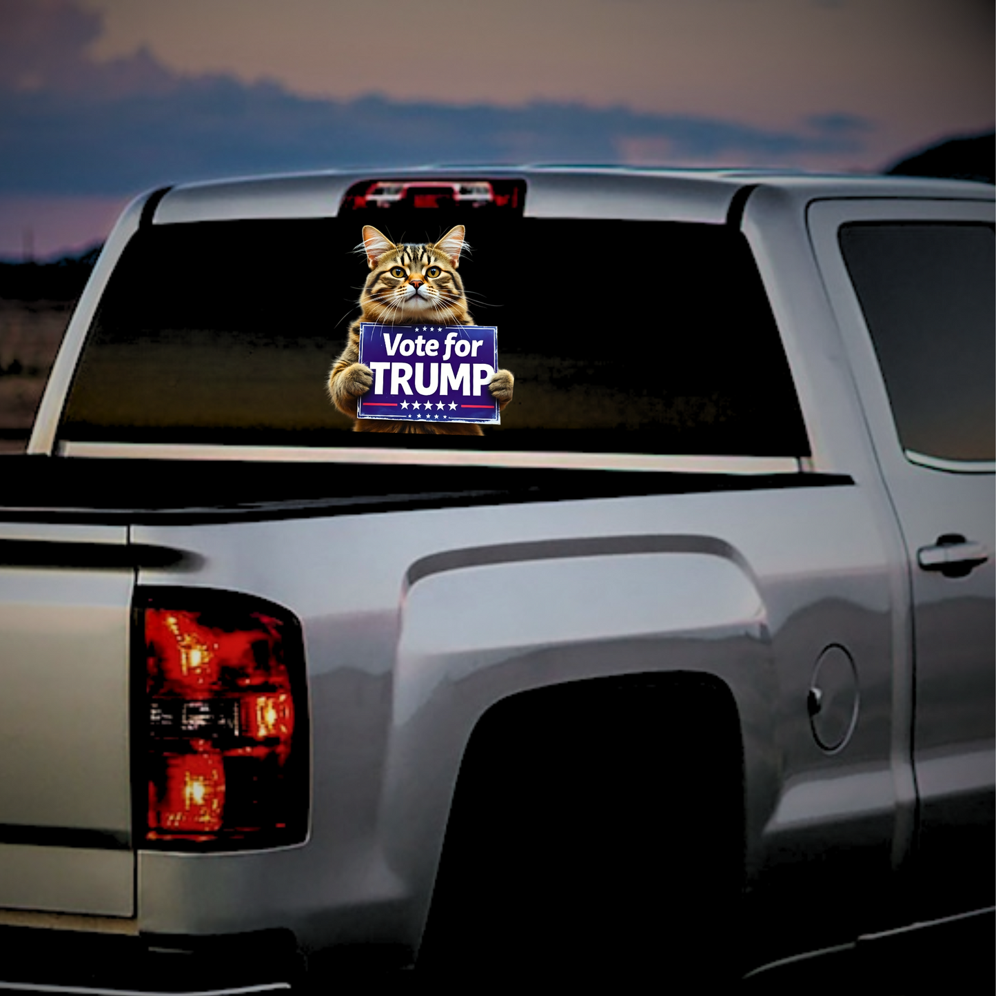 They're Eating The Dogs and cats Trump Window decal.