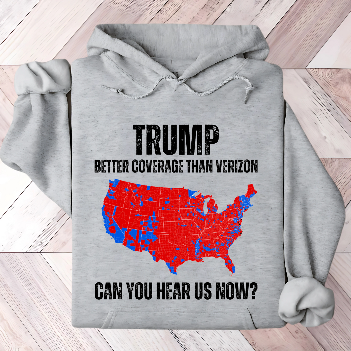 Trump supporter hoodie with bold political statement