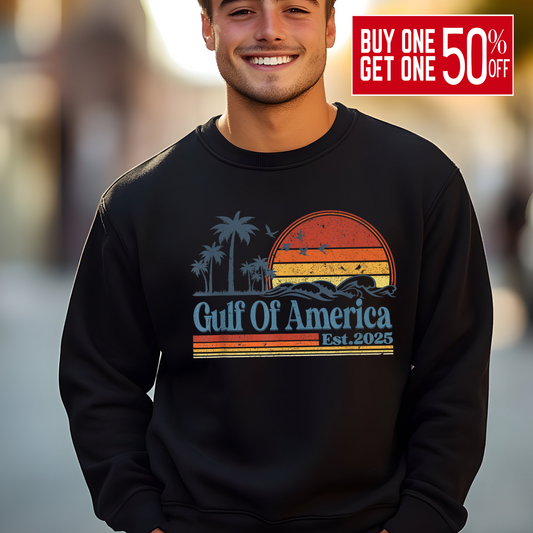 Patriotic Men's Coastal Vibes Sweatshirt