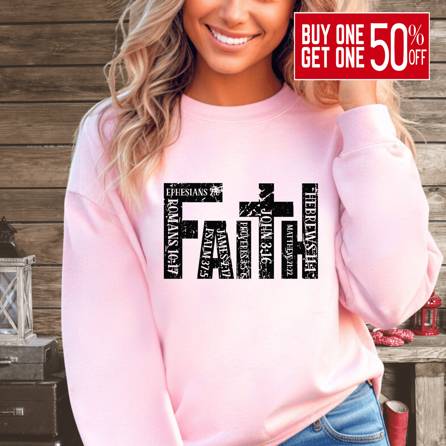 Light Christian Apparel with Bible Verse Design | Religious Sweatshirt for Men & Women