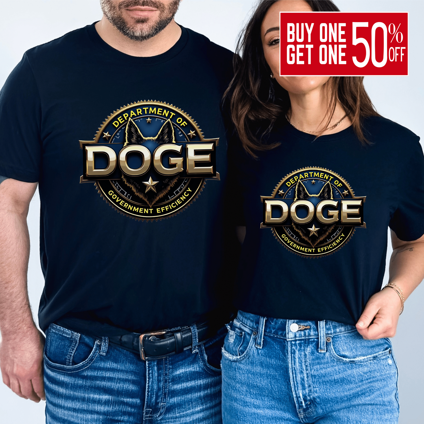 Unisex 'DOGE Dept of Government Efficiency' Graphic T-Shirt – Political Humor Tee - The Right Side PrintsUnisex 'DOGE Dept of Government Efficiency' Graphic T-Shirt – Political Humor TeeT-shirtWhiteSmall