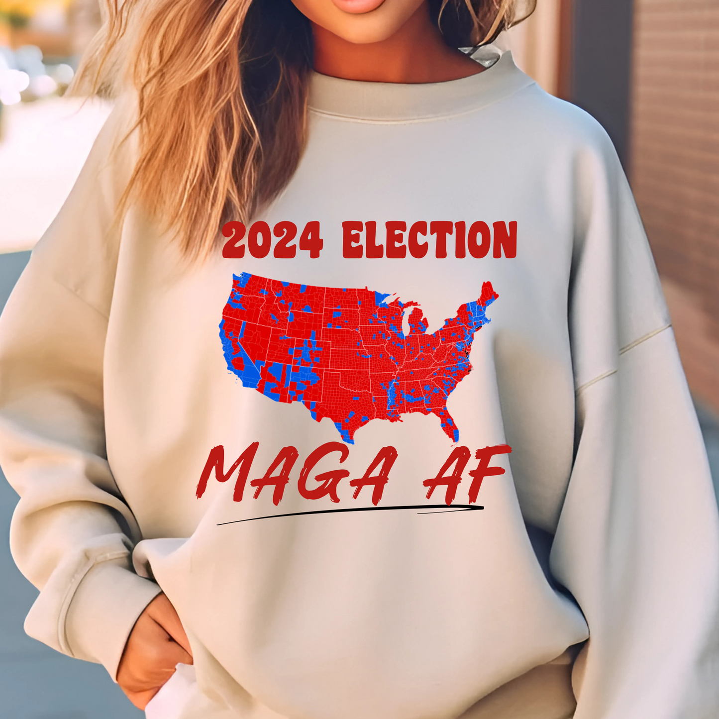 Trump’s 2024 Win Election MAGA Map Sweatshirt/Hoodie