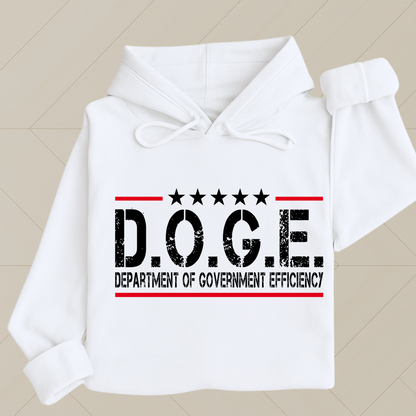 D.O.G.E. Hoodie – Support the Doge Movement | Women's Department of Government Efficiency