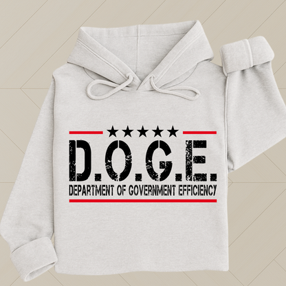 D.O.G.E. Hoodie – Support the Doge Movement | Women's Department of Government Efficiency
