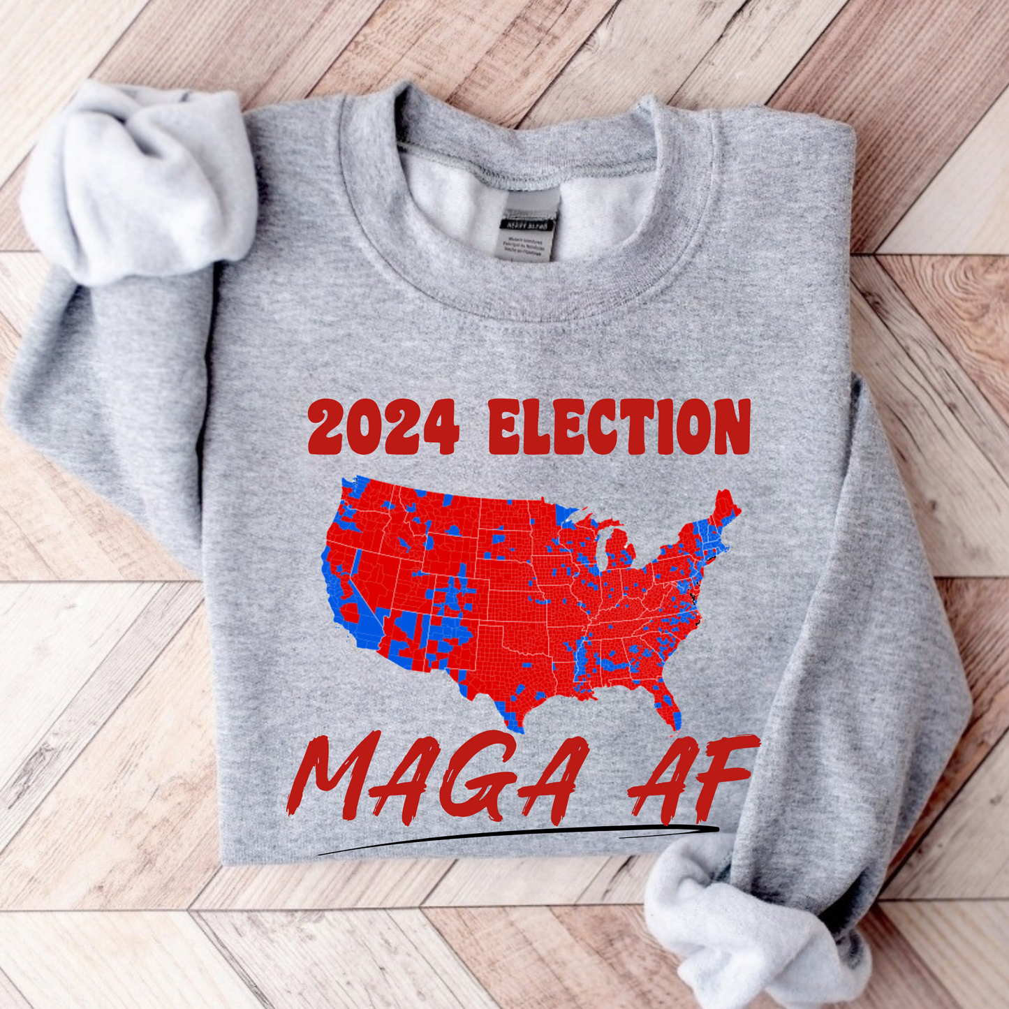 Trump’s 2024 Win Election MAGA Map Sweatshirt/Hoodie