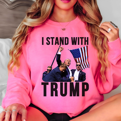 I stand with Trump sweatshirt