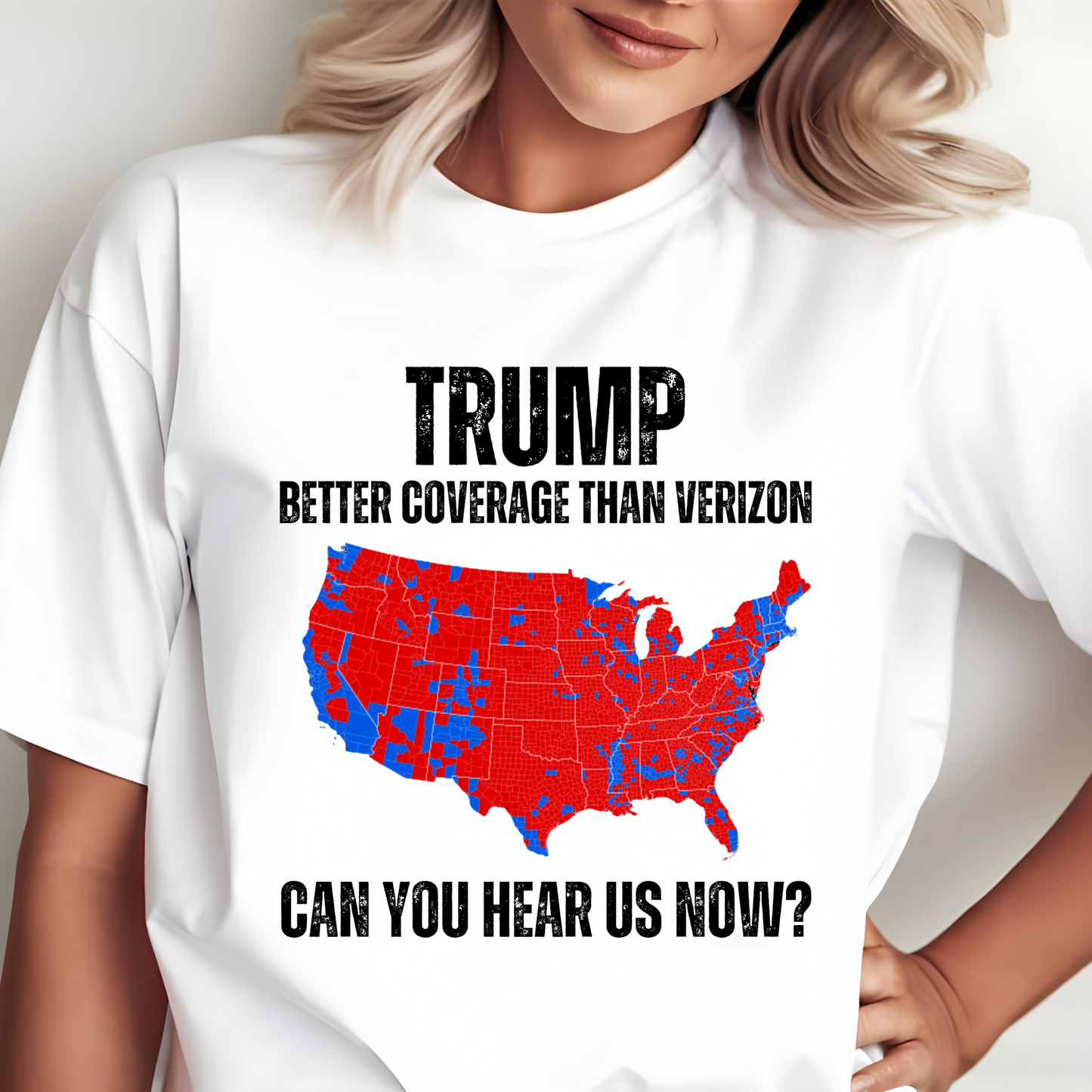 Trump Won Coverage Map Tshirt