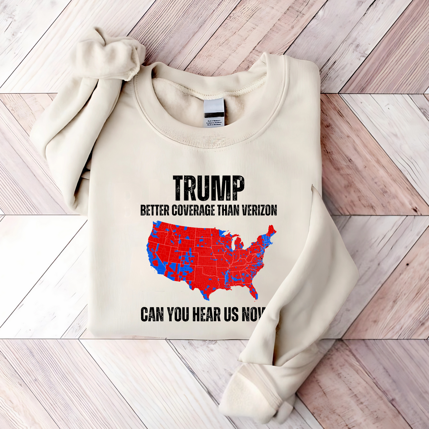 Trump Coverage Map Hoodie/Sweatshirt