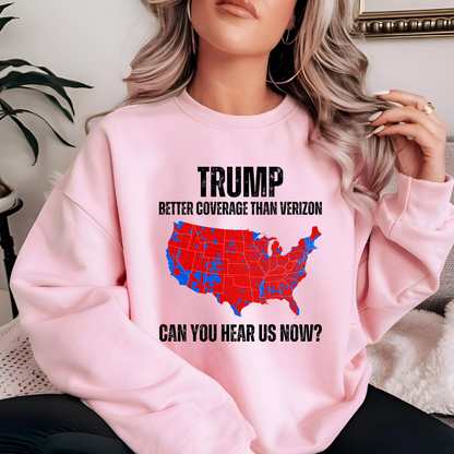 Trump Coverage Map Hoodie/Sweatshirt