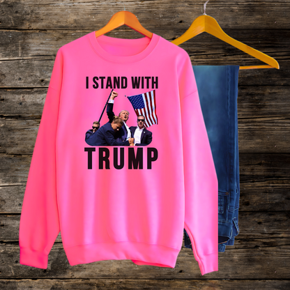 I stand with Trump sweatshirt