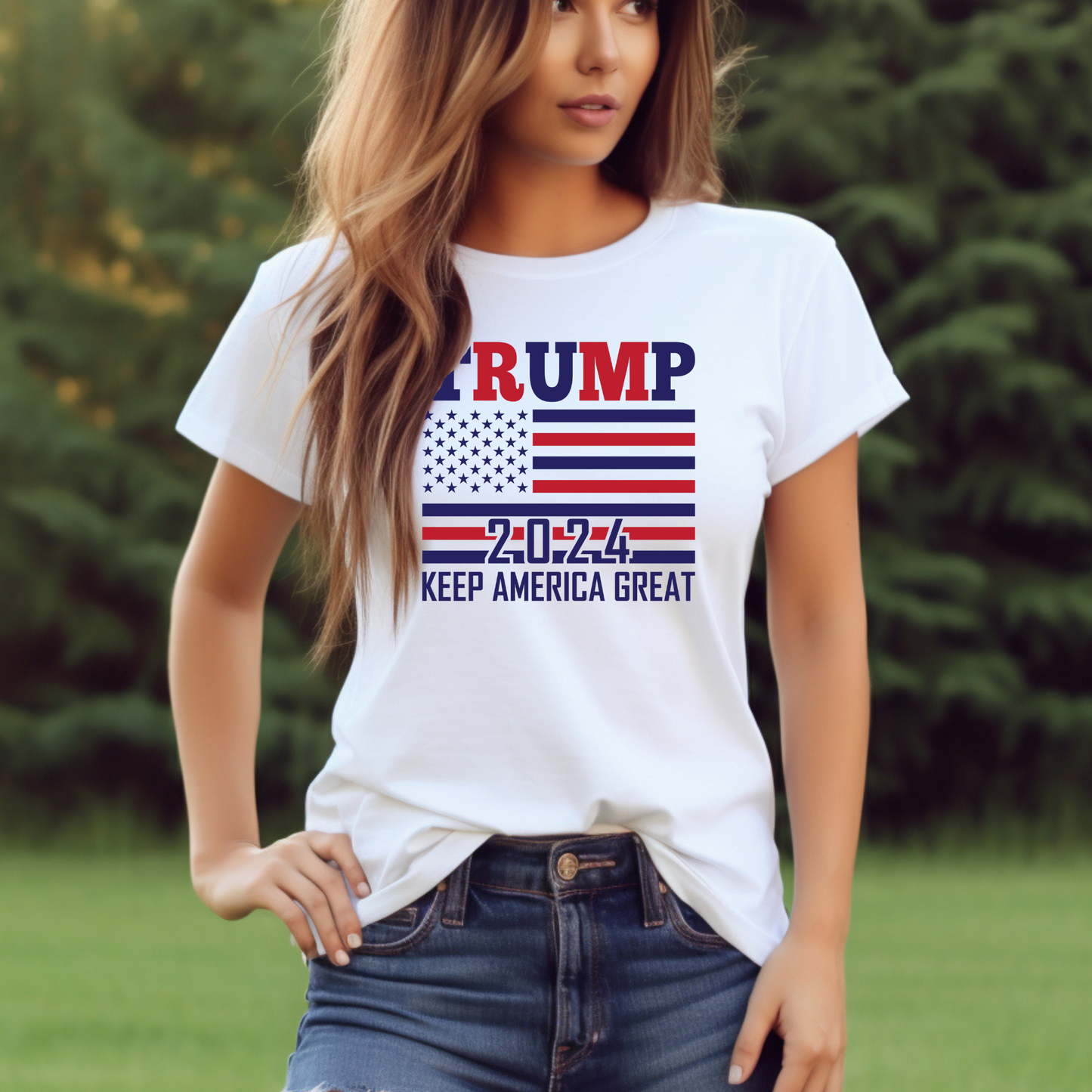 Trump 2024 Flag Tshirt