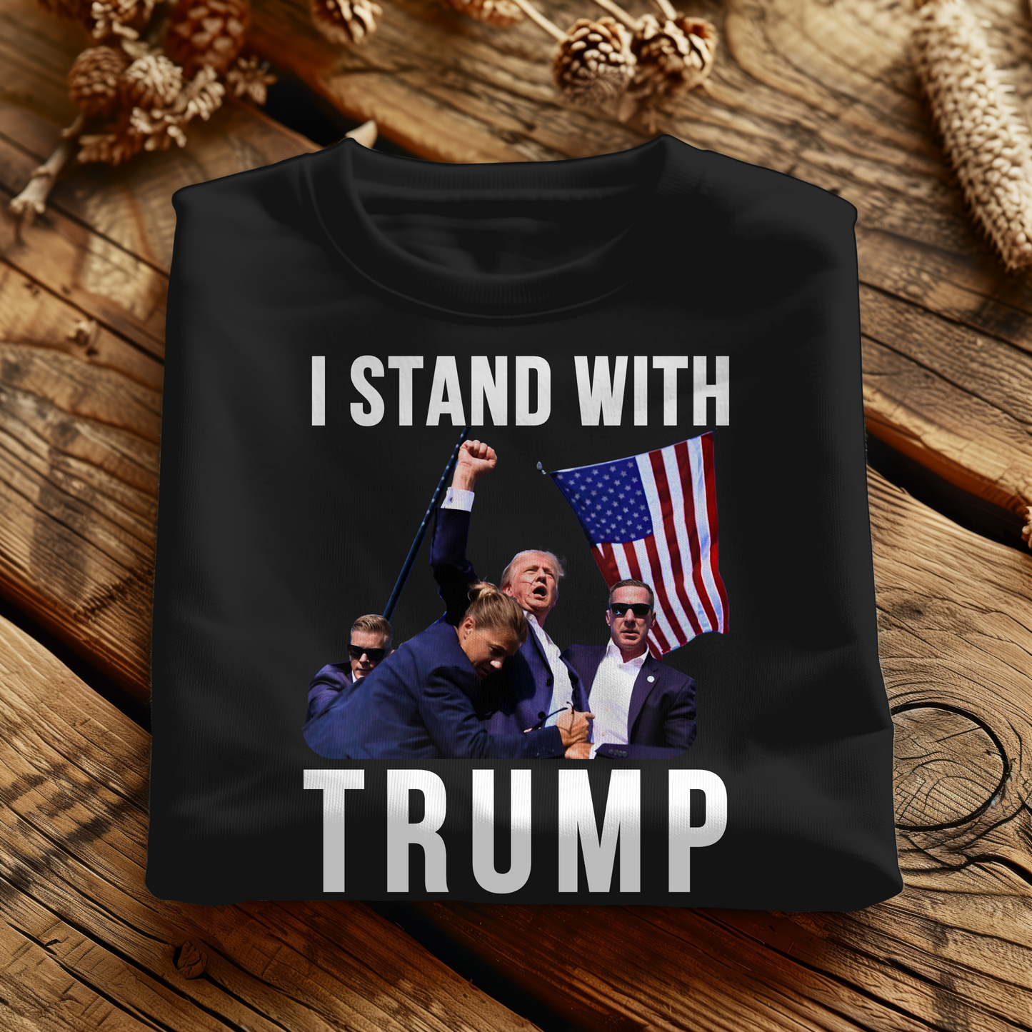 I stand with Trump sweatshirt