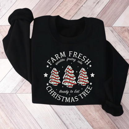 Fresh Farms Christmas Tree Cake Sweatshirt