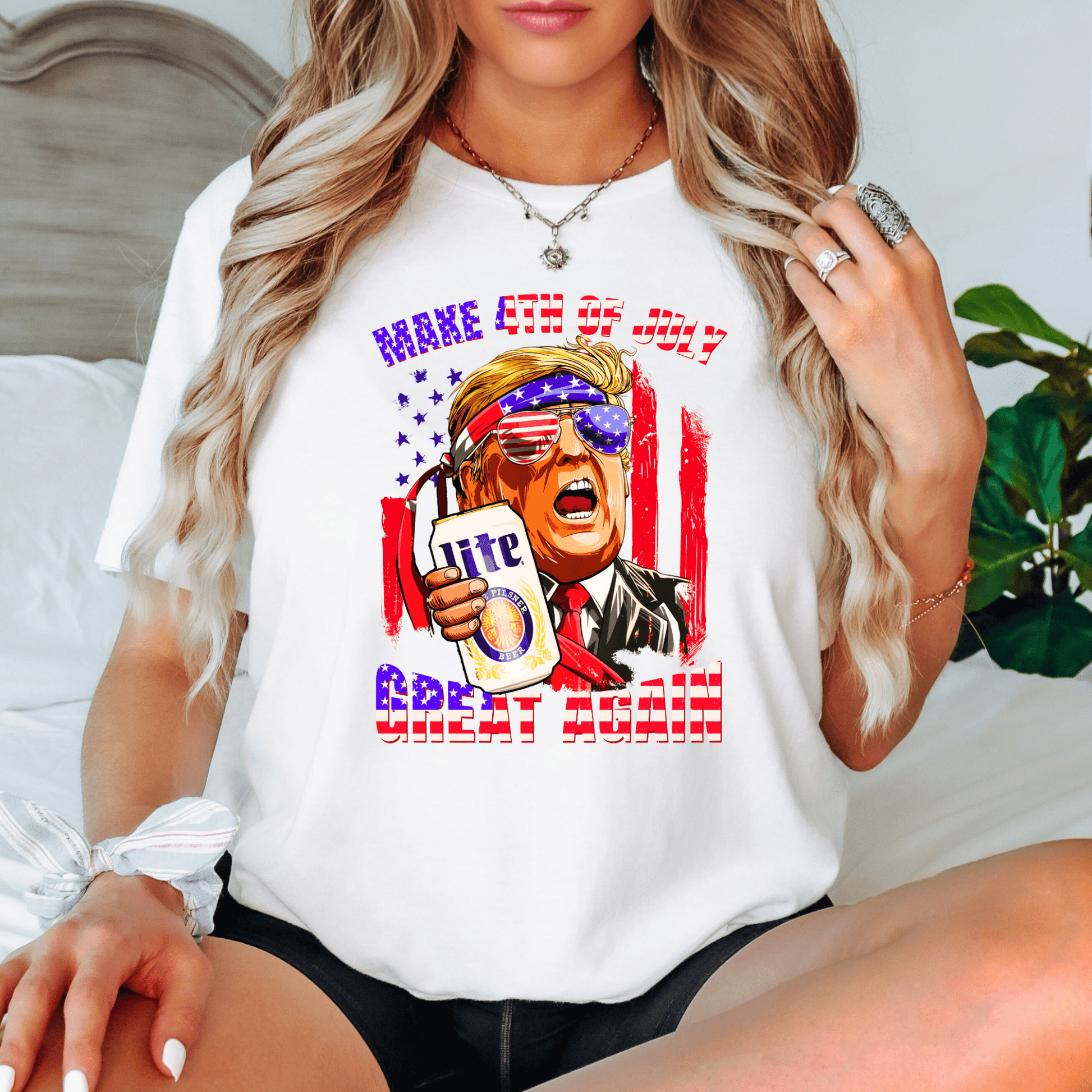 4th of July MAGA Shirt - The Right Side Prints4th of July MAGA ShirtT - ShirtSmallWhite