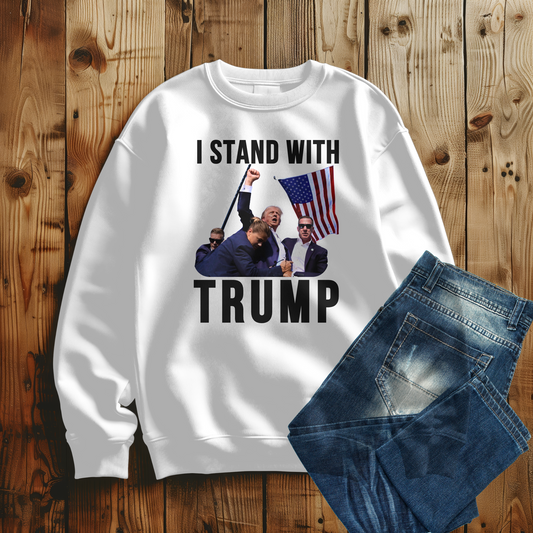 I stand with Trump sweatshirt