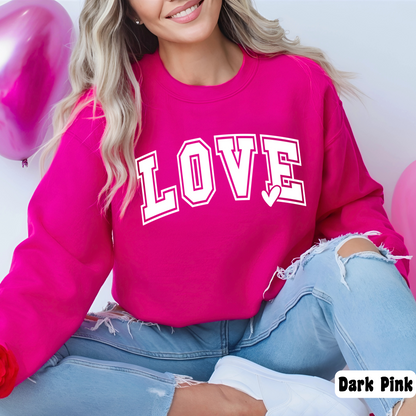 LOVE Valentines Day Sweatshirt