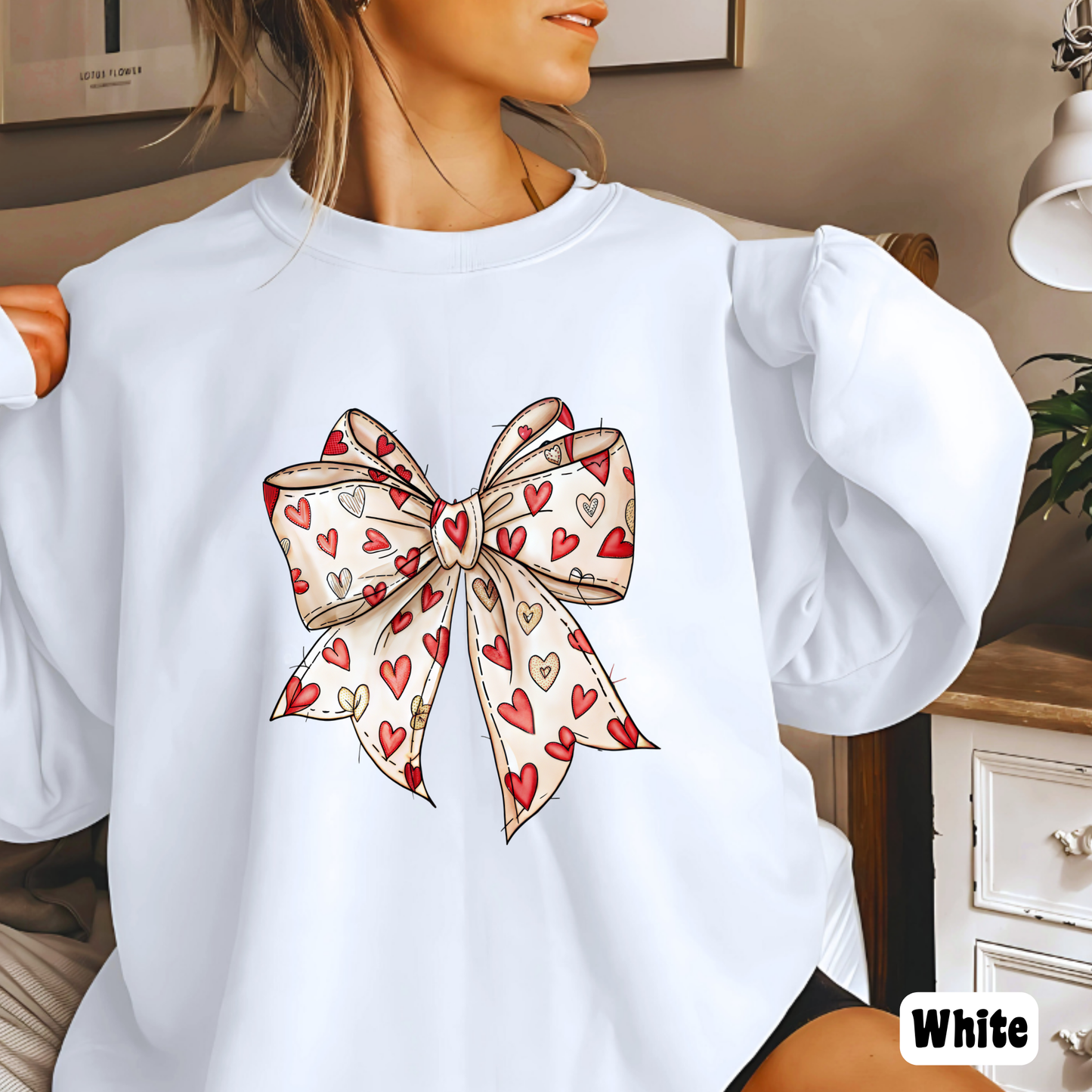 Croquette Valentines Day Sweatshirt