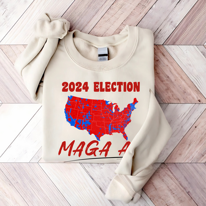 Trump’s 2024 Win Election MAGA Map Sweatshirt/Hoodie