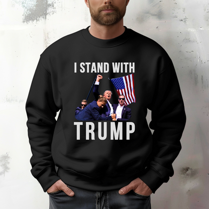 I stand with Trump sweatshirt