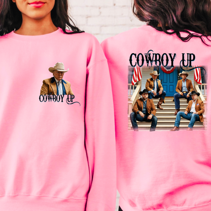 Trump Cowboy Up 2024 Sweatshirt/Hoodie