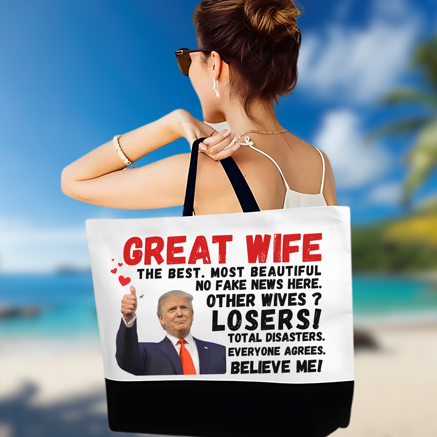 Trump Wife Tote Bag