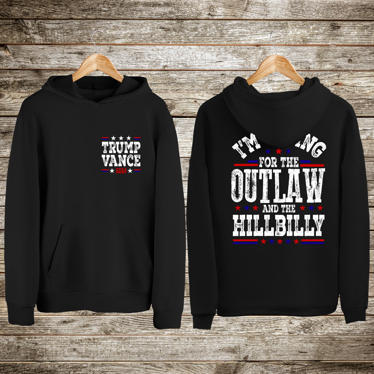 I'm voting for the outlaw and the hillbilly hoodie