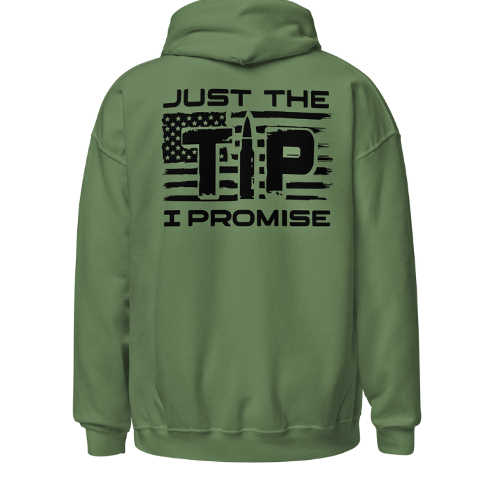 Just The Tip Hoodie - The Right Side Prints