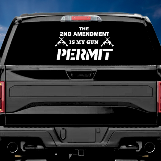 Gun Permit Decal - The Right Side Prints