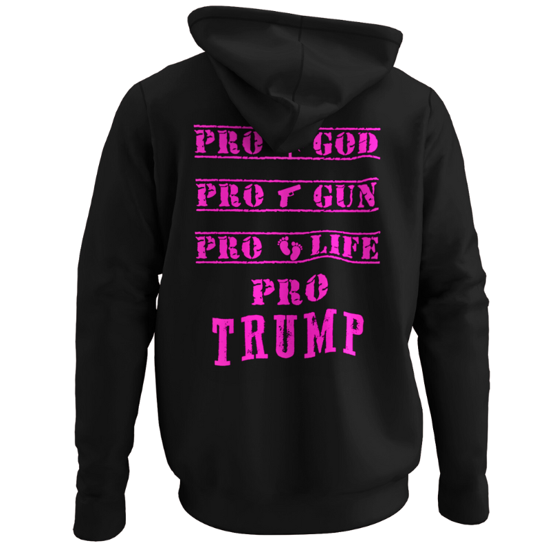 God Guns Life Trump Hoodie - The Right Side Prints