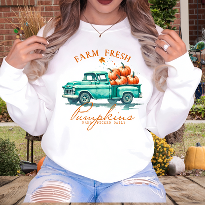 Farm Fresh Pumpkins Sweatshirt