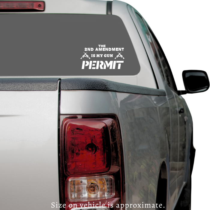 Gun Permit Decal - The Right Side Prints