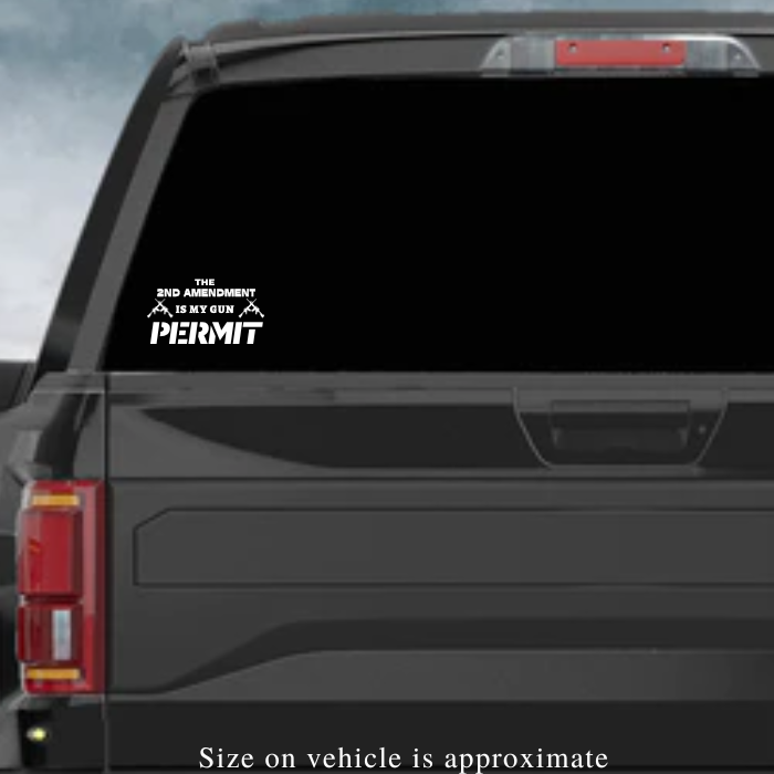 Gun Permit Decal - The Right Side Prints