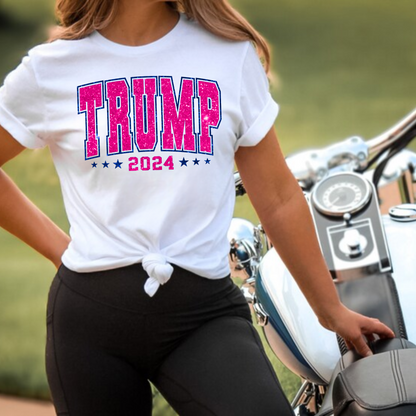 Trump 2024 Faux Glitter Tshirt