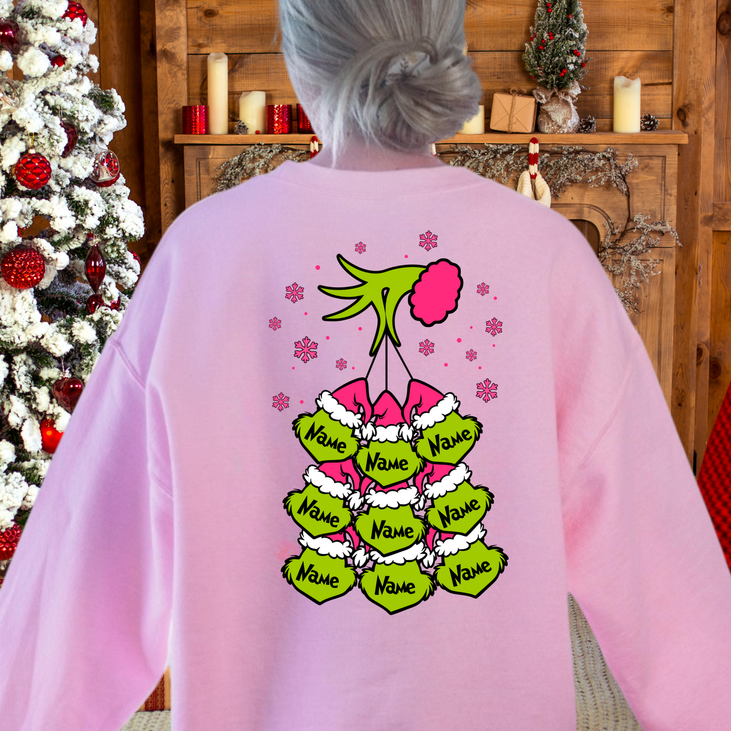 Personalized Grinchy Christmas Sweatshirt