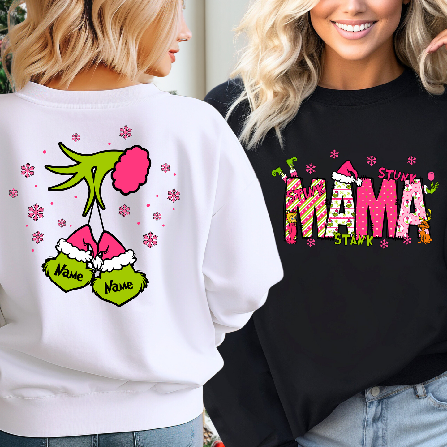 Personalized Grinchy Christmas Sweatshirt