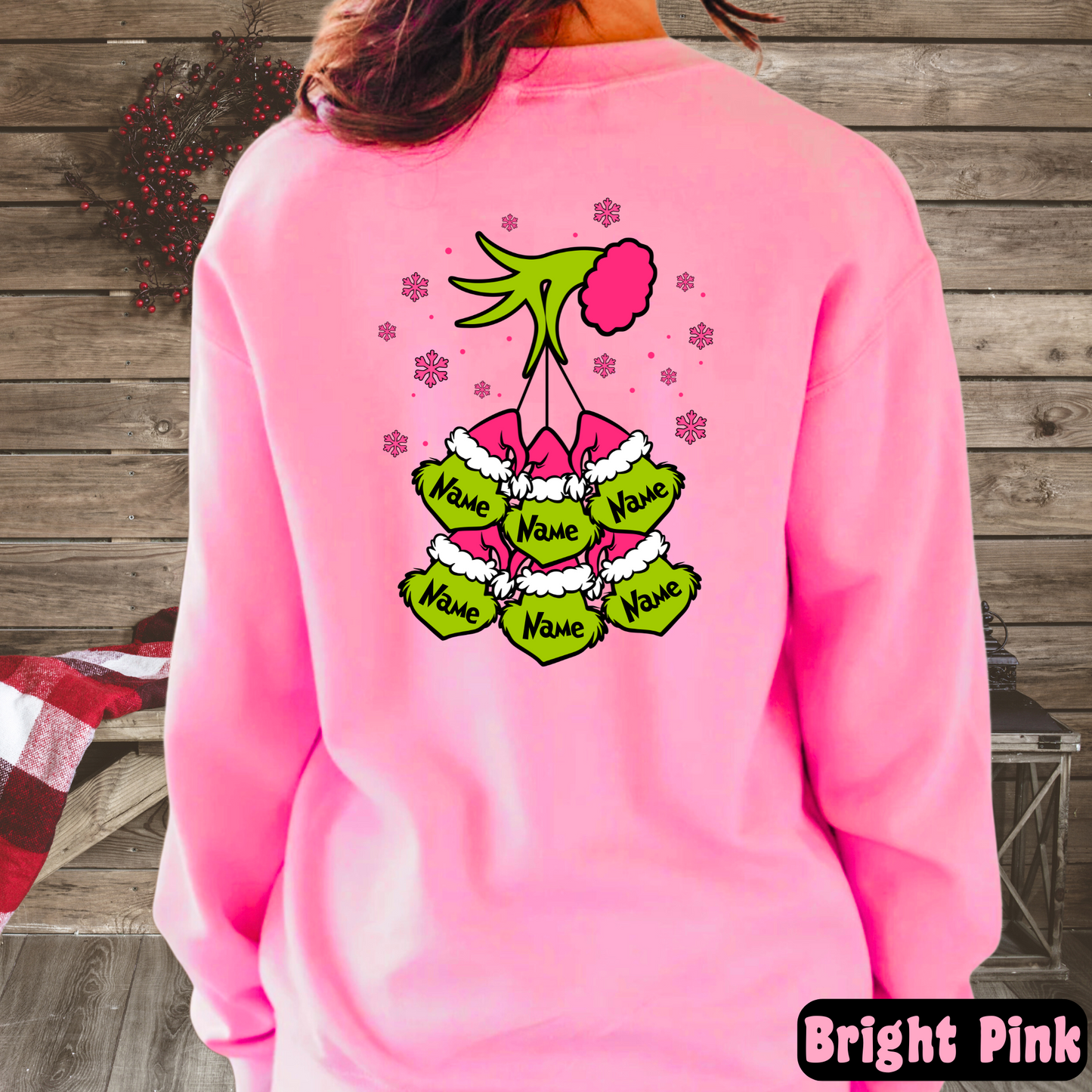 Personalized Grinchy Christmas Sweatshirt