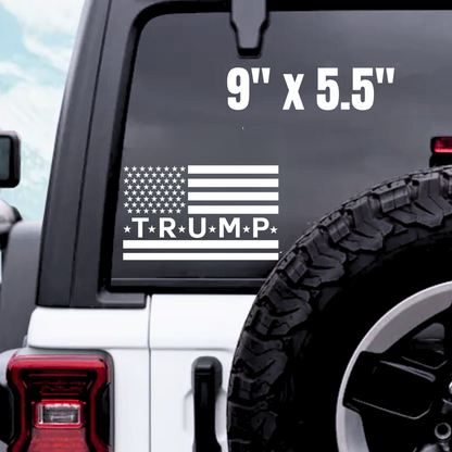 Trump Flag Decal