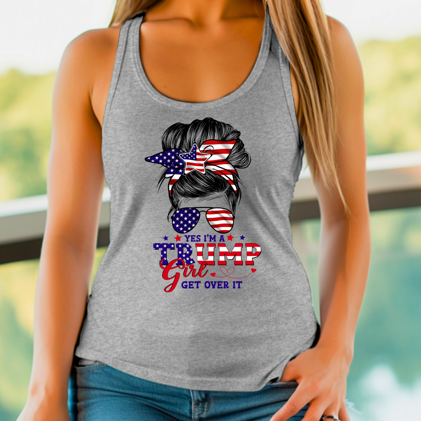 Trump Girl - Get Over It - Tank Top