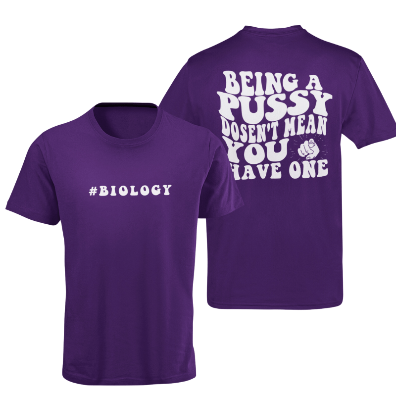 Biology - The Right Side PrintsBiologyT - ShirtPurpleUnisex Small