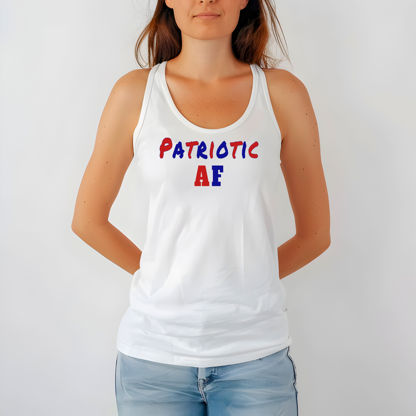 PATRIOTIC AF TANK TOP