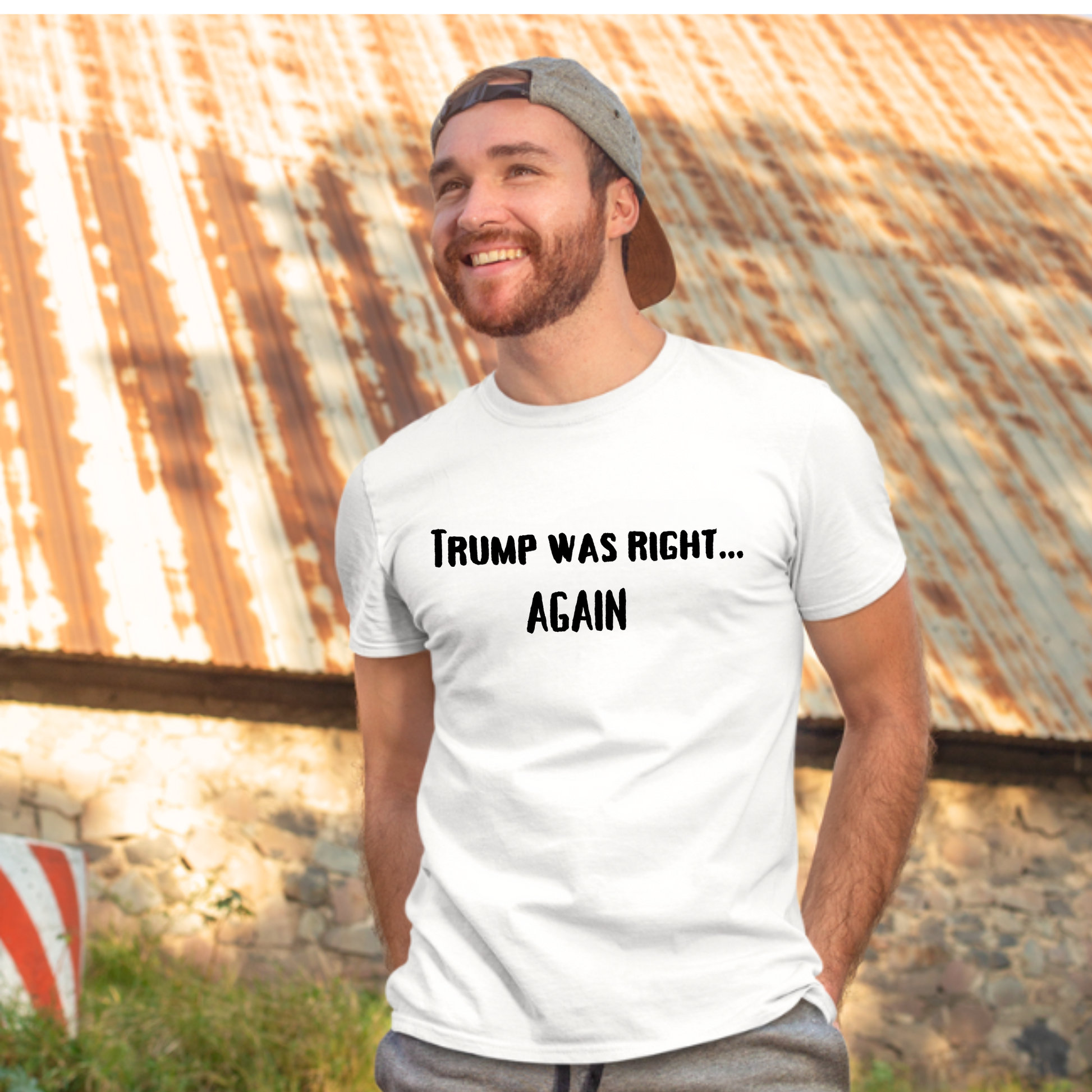 TRUMP WAS RIGHT T-SHIRT - The Right Side Prints