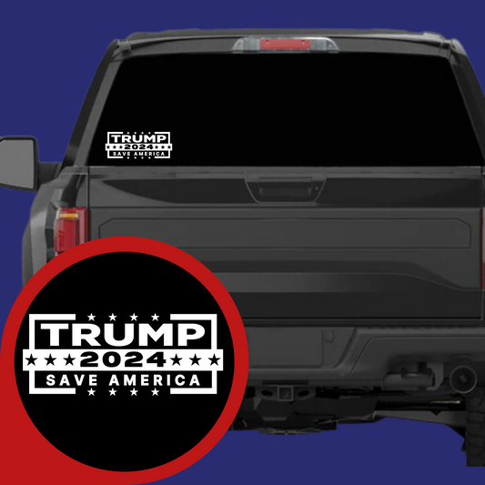 TRUMP 2024 AUTO DECAL