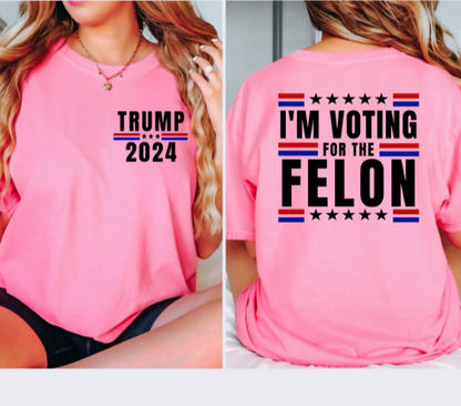 I'M VOTING FOR THE FELON