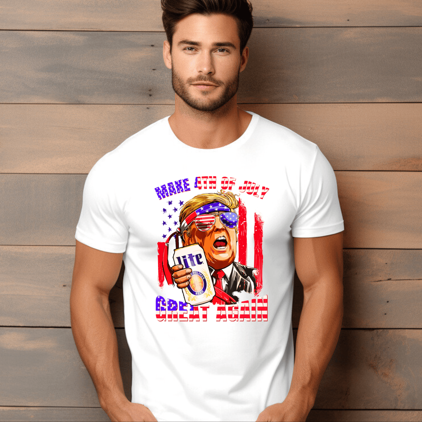 4th of July MAGA Shirt - The Right Side Prints4th of July MAGA ShirtT - ShirtSmallBlack