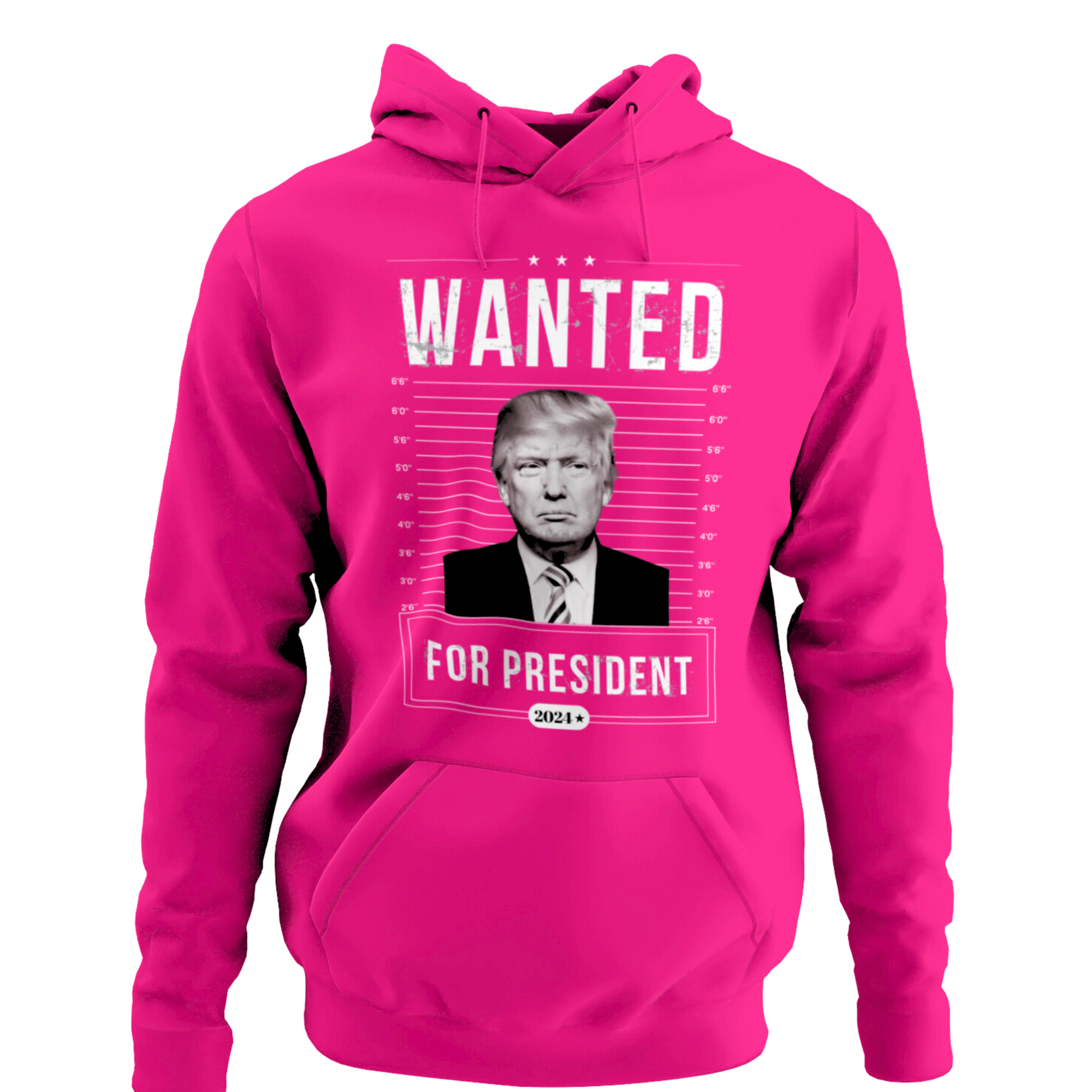 Wanted for President Hoodie - The Right Side Prints